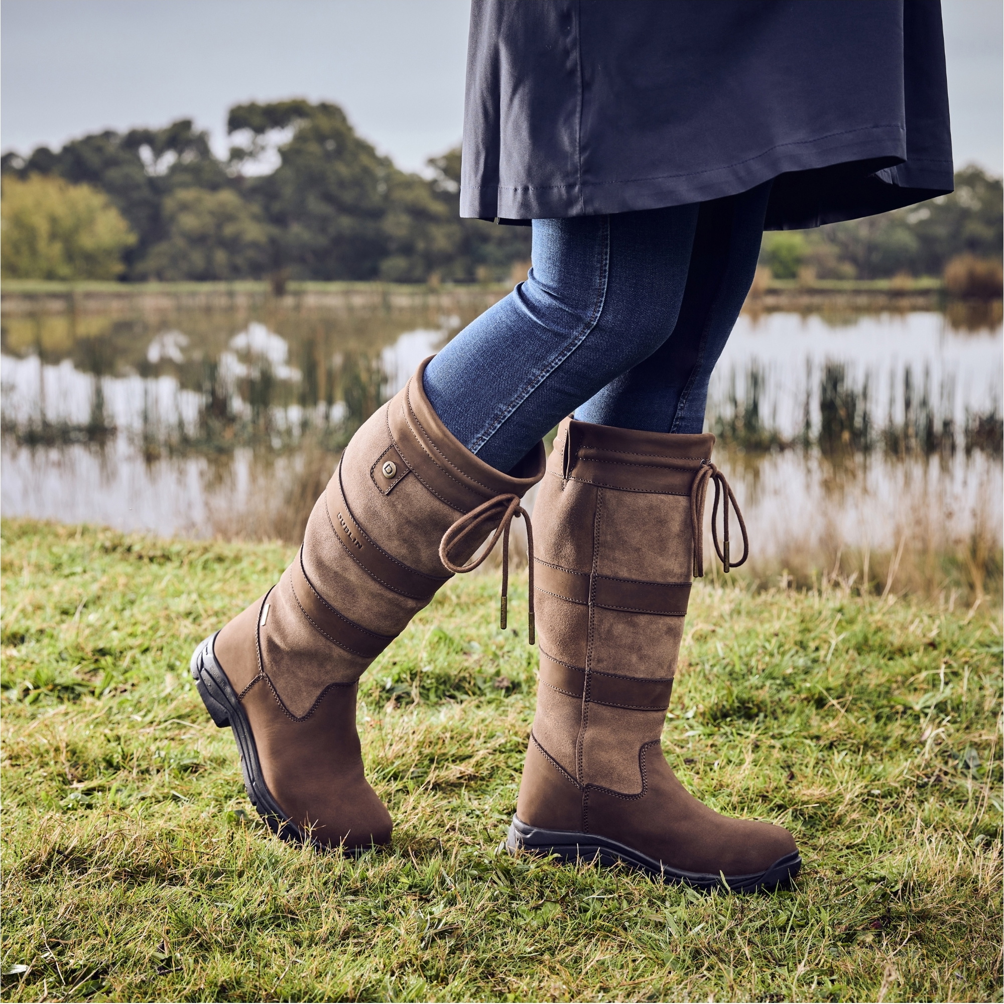 Dublin Damen Fluss Stiefel IV 1026061 - Chocolate